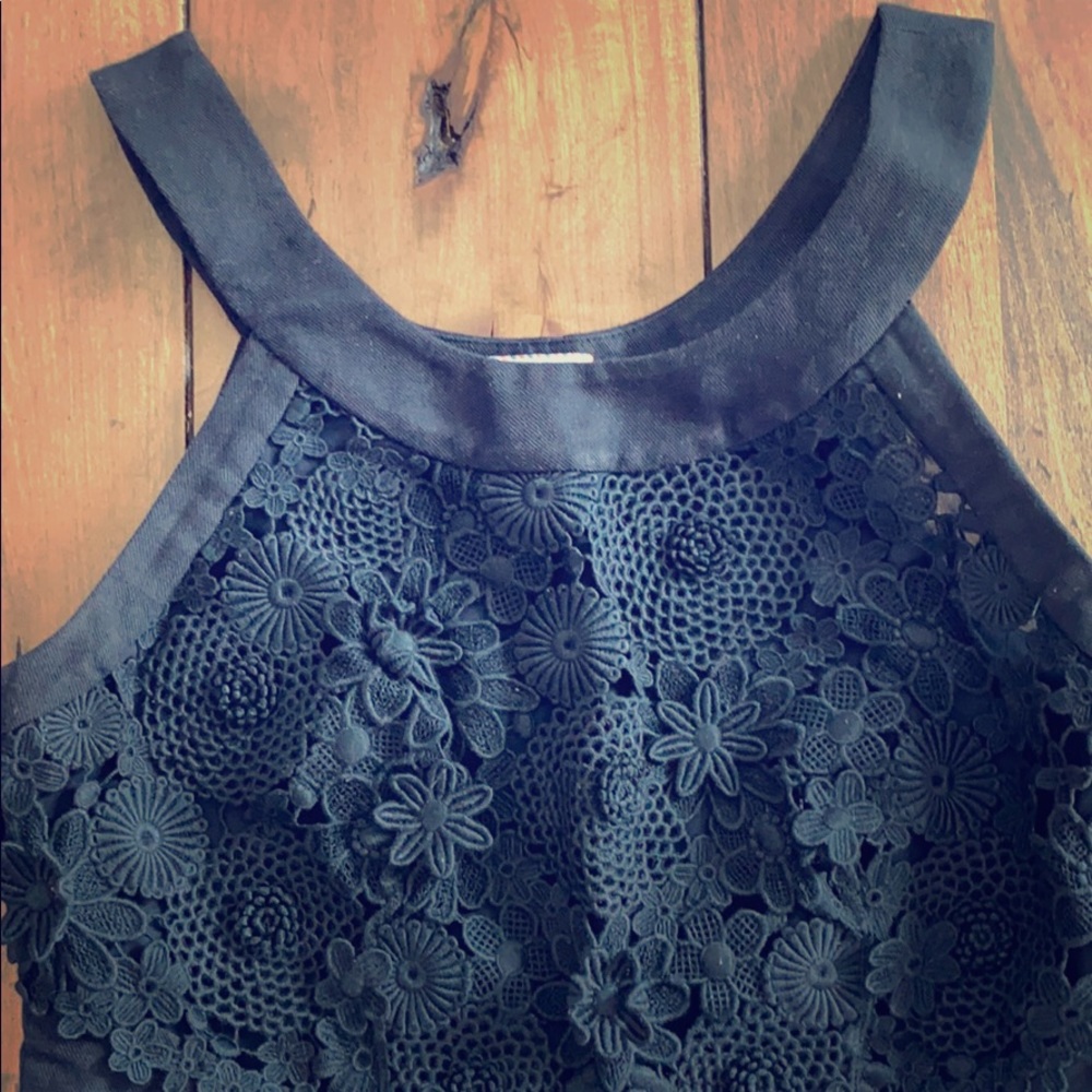 Anthropologie black dress